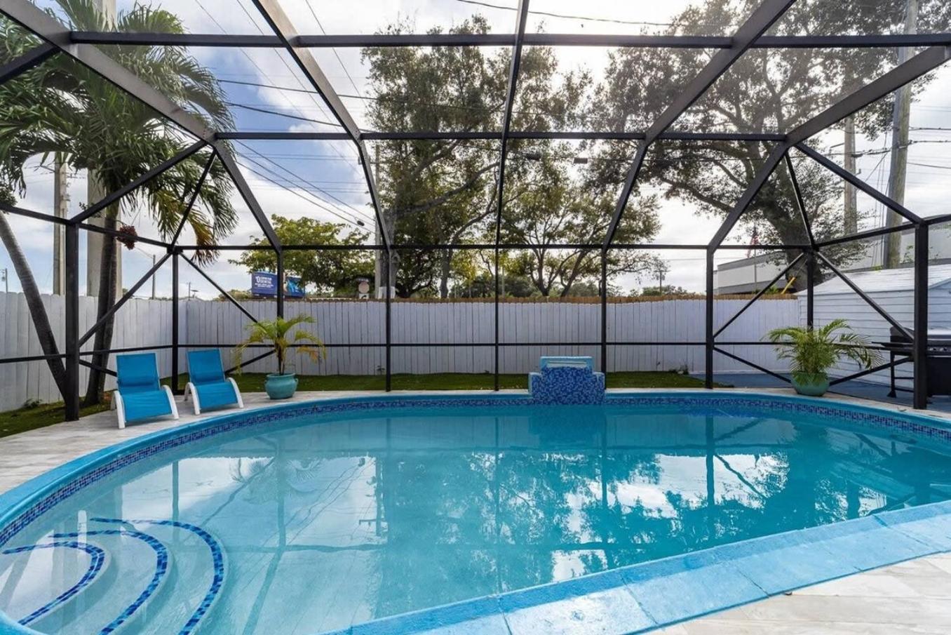 Private Heated Pool Villa In Ftl Near Beach Fort Lauderdale Kültér fotó
